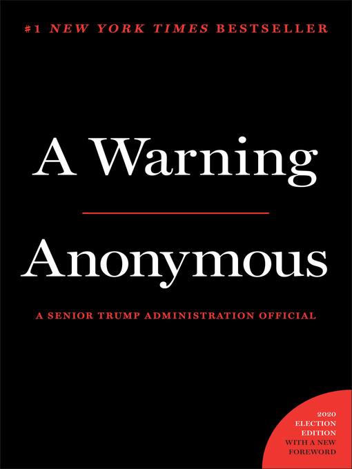 Title details for A Warning by Anonymous - Available